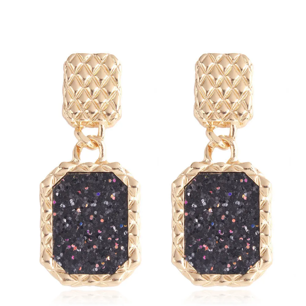 

Exaggeration Fashion Sexy Snake Pattern Geometry Earrings Personality Leopard Print Ear Drops Earrings For Women Girls Jewelry