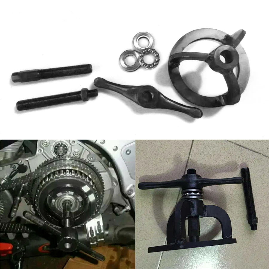 

Motorcycle Clutch Spring Compression Tool Black For Harley 1340cc Touring Dyna Softail Sportster 48 XL 883 1200 1990 - 2007