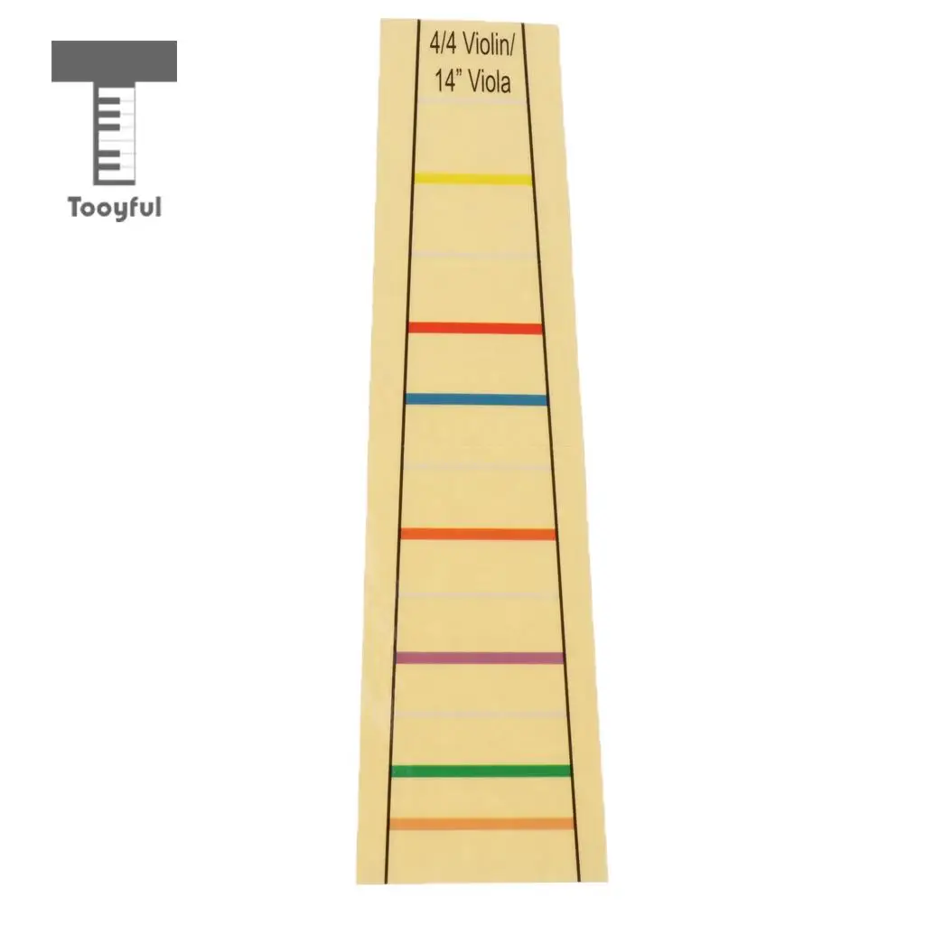 Tooyful Paper Viola Violin Fret Finger Sticker Label Position Marker for Beginner Students Practicing Learning Accessory