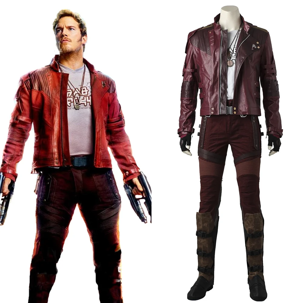 

Guardians of the Galaxy 2 Star Lord Cosplay Costume Peter Jason Quill Short Jacket