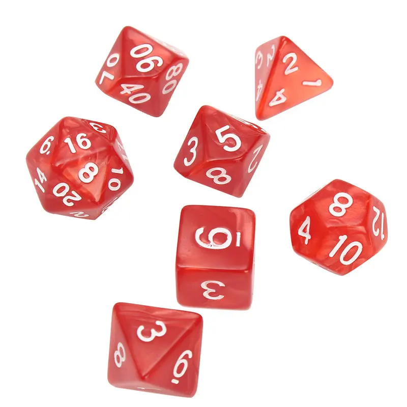 الترفيه مجلس لعبة 56 قطعة نرد متعدد الأوجه 8 مجموعات ل الزنزانات والتنينات DND RPG MTG مجلس ألعاب