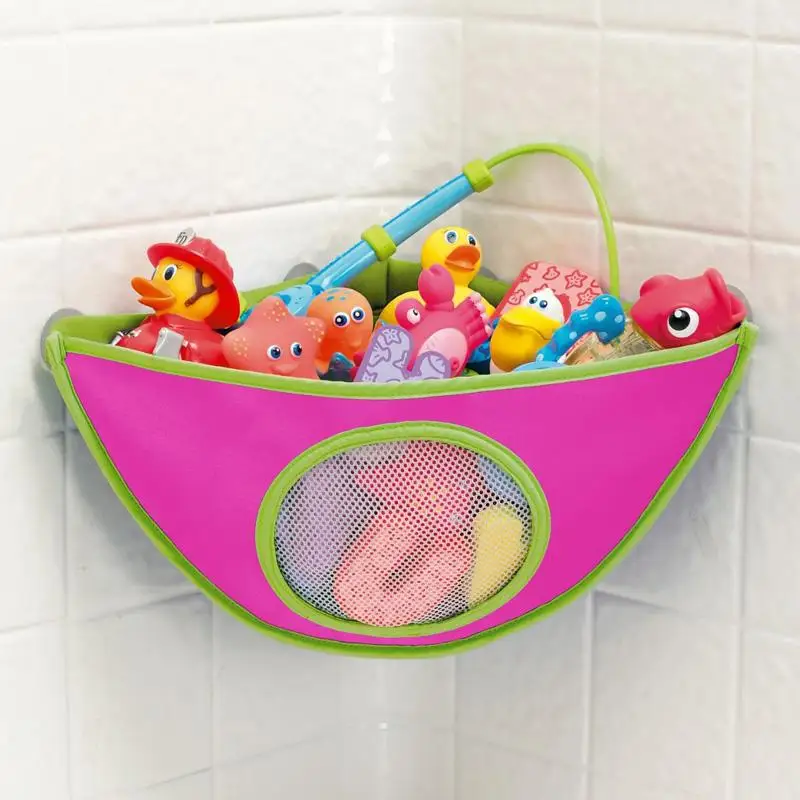 Детская тканевая ванна для ванной, водонепроницаемая игрушка, висячая сумка для хранения, треугольная сумка, детские игрушки, помощь для сбора, идеальный гаджет для управления игрушками