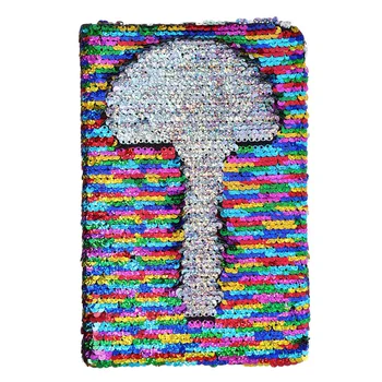 

Reversible Glitter Sequin Journal Office Diary A5 Notebook Notepad School Memos Stationery for Kids Girls Adults Festival Gifts