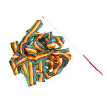 Детская портативная Нескользящая домашняя школьная гимнастика 50 см/19,7 дюймов лента для повседневной более 5 лет комплект с старой ручкой