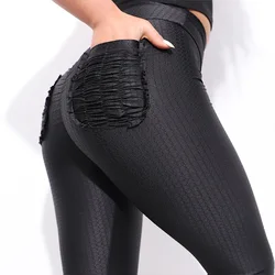 NORMOV Women Workout Fitness Feamle Leggings Pocket Push Up Leggings Black Sporting Leggings High Waist Activewear Pants NORMOV Women Workout Fitness Feamle Leggings Pocket Push Up Leggings Black Sporting Leggings High Waist Activewear Pants