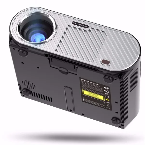 LEORY GP90 Portable LED Projector 3200Lms HD Projector LCD Projector Support 1080P Home Theater