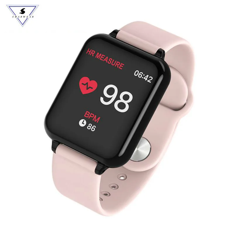 

Women Smart Watches B57 Heart Rate Monitor Waterproof Sports For Iphone Phone Smartwatch Blood Pressure Functions For Kid Pk Iwo