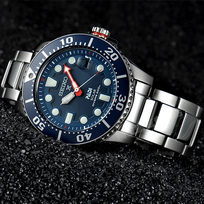 100% оригинальные мужские часы SEIKO Солнечная энергия Move Мужские t кварцевые