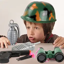 Творческие ролевые игры дети Моделирование огонь родитель-ребенок игрушка с шлемом пожарный человек ролевые игры родитель-ребенок игрушки