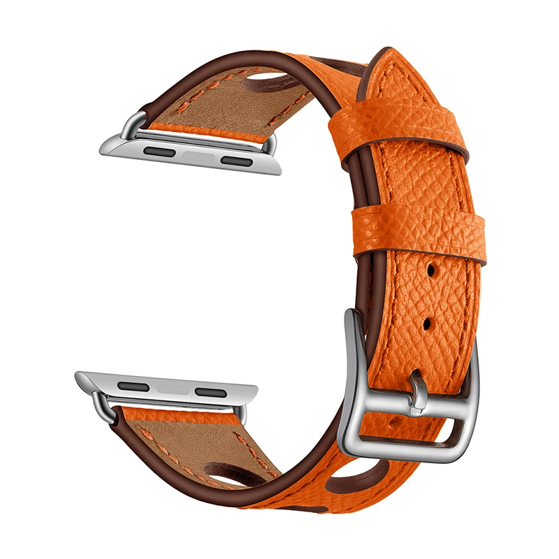 For Apple Watch Series 4 Luxury Genuine Leather Watch Band For Apple Watch Series 3 2 1 Wrist Strap Watch Bracelet 38-40-42-44mm For Apple Watch Series 4 Luxury Genuine Leather Watch Band For Apple Watch Series 3 2 1 Wrist Strap Watch Bracelet 38-40-42-44mm
