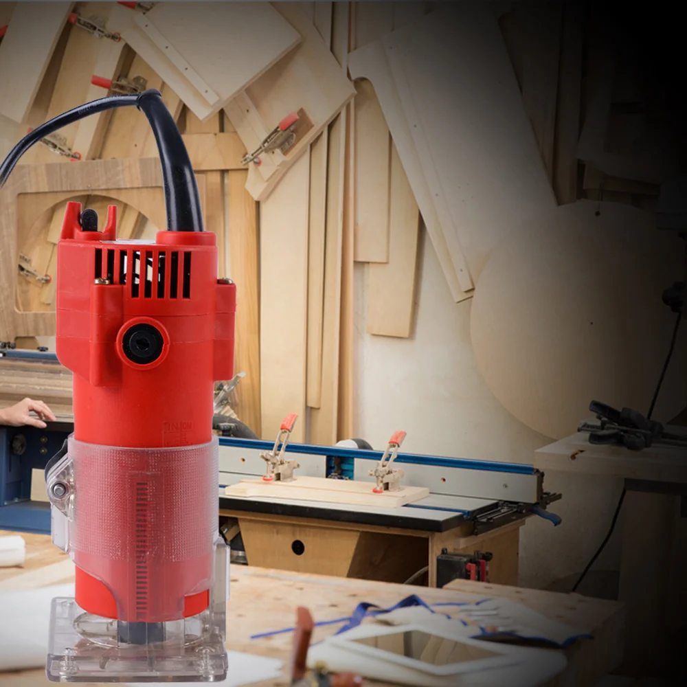 

580W Electric Hand Trimmer Router Wood Carving Machine