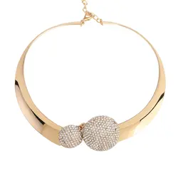 Шт. 1 шт. ожерелье Мода преувеличенная Диссимметрия сплав кулон колье цепь для женщин девочек дамы