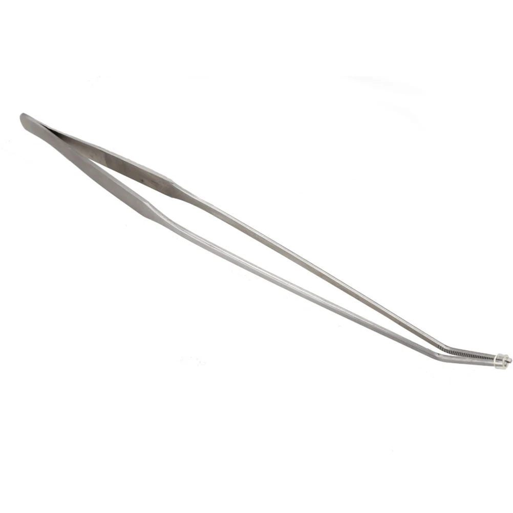 

Anti-Skid Multipurpose Universal Practical 27cm Stainless Steel Tweezers Long Straight Tweezer for Basin Tank Plants Aquarium