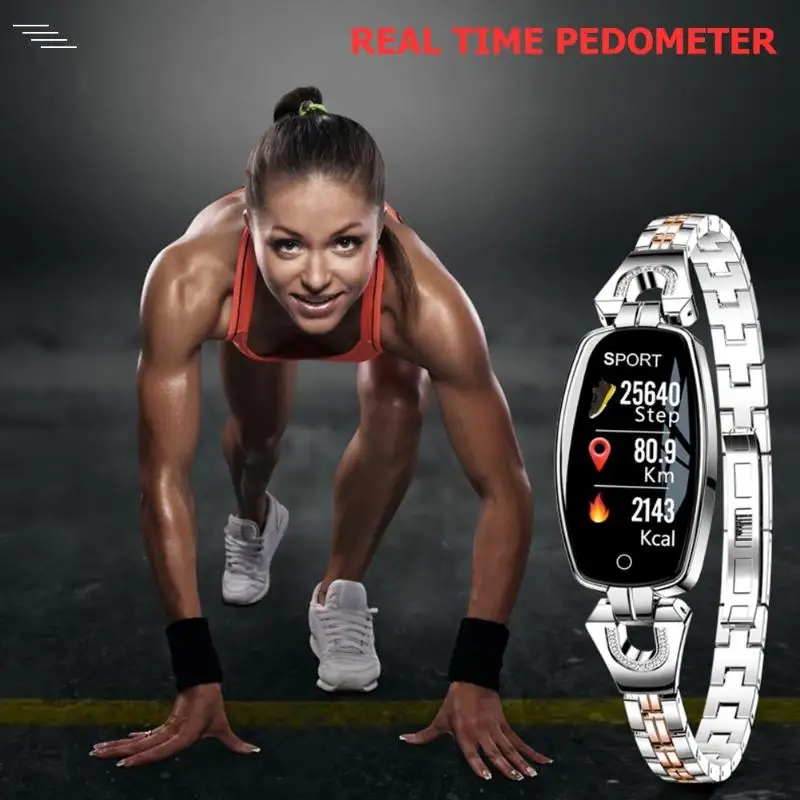 

Women Smart Watch Heart Rate Blood Pressure Sleep Monitor Fitness Tracker Smart Band Bracelet