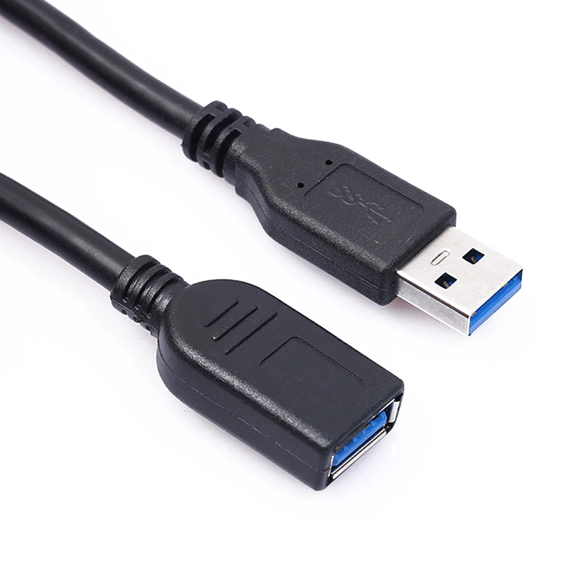 Портативный USB 3,0 Удлинительный кабель типа А для мужчин и женщин Удлинительный Кабель USB3.0 проводной шнур расширенный для ПК