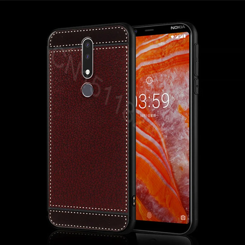 Силиконовый чехол для Nokia 3 1 Plus кожаный мягкий ТПУ X3 Fundas TA-1104 TA-1117 6 0 дюйма |