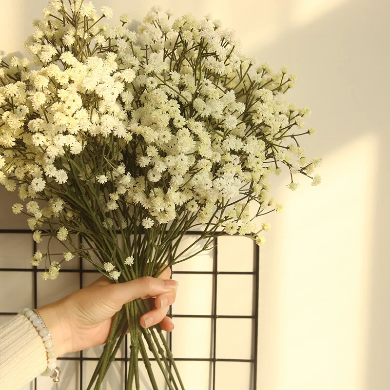 Гипсофила BabyBreath искусственный шелк Искусственные цветы для дома Свадебная