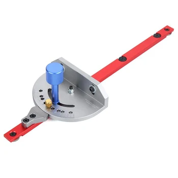 

1Pcs Miter Gauge Wood Working Tool For Bandsaw Table Saw Router Angle Miter Gauge Guide Fence Woodworking Machinery Part