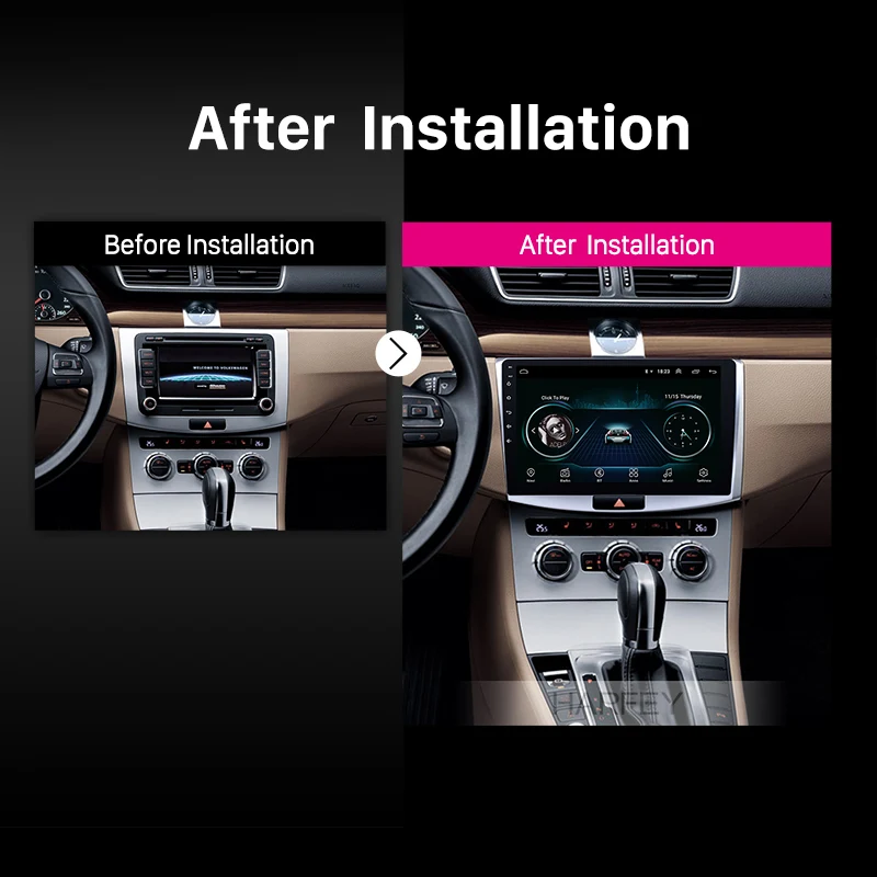 Автомагнитола Harfey 10 1 дюйма Android 9 для VW Volkswagen Magotan B7 Bora Golf 6 2012 2013 2014 GPS Navi с Bluetooth