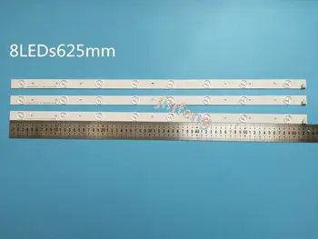 

New kit 3 PCS 8LED 625mm LED backlight strip for TOSHIBA 32L2333DG SVT320AE9_REV1.0_121012 LSC320HN03-T01