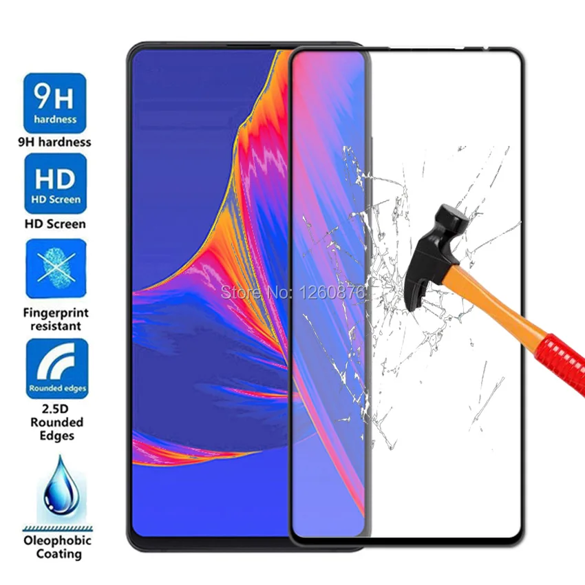 Закаленное стекло для Xiaomi Mi MIX3 полное покрытие защита экрана Взрывозащищенная