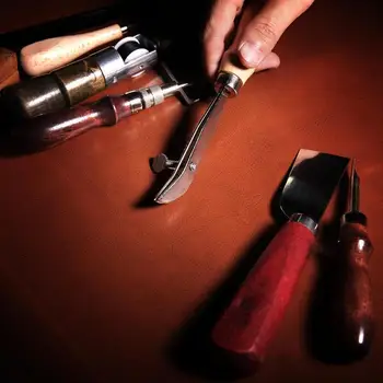 

18pcs/set Punch Working Sewing Saddle Groover DIY Leather Craft Tool Kit