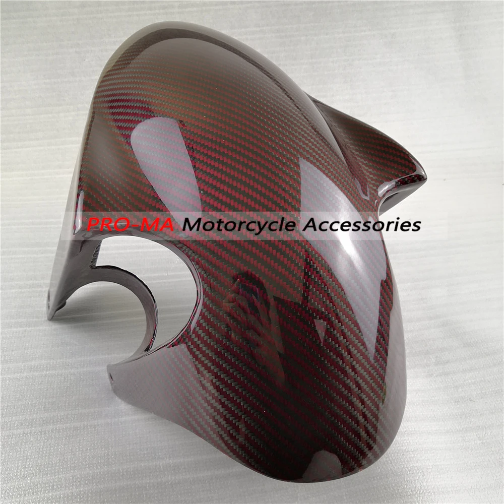 

Motorcycle Front Fender in Carbon Fiber For Aprilia RSV4 2009+, Tuono V4 2011+ Twill Red