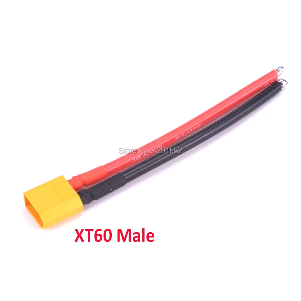 Штекерный Разъем XT60 XT60H к T Deans переходник JST XT30 штекер 14AWG 22AWG кабель провода для RC