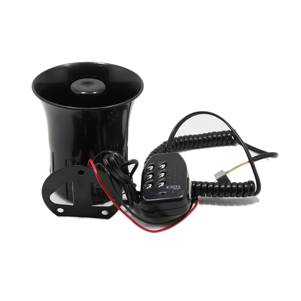 

Car 12V 110Db 6 Sound Speaker Air Horn Loudspeaker Alarm
