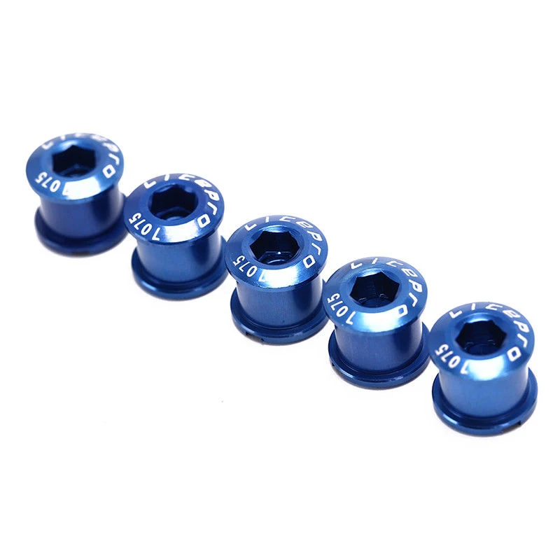 

5pcs Crankset Screws Aluminum Alloy Chain Ring Wheel Bolt Bicycle Disc Screws for Crankset