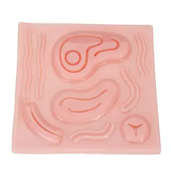 

3D Silicone Laparoscopic Simulation Stitching Module Surgical Training Skin Suture Pad Soft Lifelike For Teaching Demonstrations