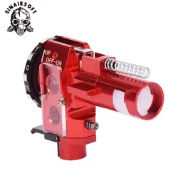 Tactical PRO AEG CNC Aluminum Red Hop Up Chamber For M4 M16 Airsoft Hunting Accessories Paintball Target Shooting Free Shipping Tactical PRO AEG CNC Aluminum Red Hop Up Chamber For M4 M16 Airsoft Hunting Accessories Paintball Target Shooting Free Shipping