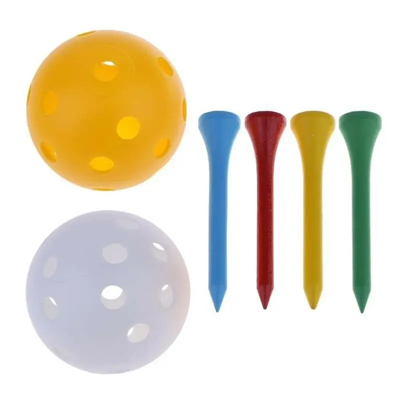 Мяч для мини-гольфа держатель поясная сумка с крюком дайвинг ткань эластичный чехол+ 2 мяча+ 4 Тройники Гольф аксессуары Гольф подарки