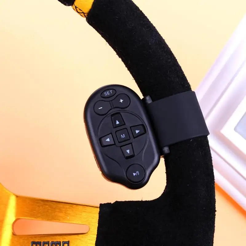 

VODOOL Universal Car Steering Wheel Hands-free Wireless Infrared Auto Remote Control Kit CD DVD MP3 Car Ekectronic