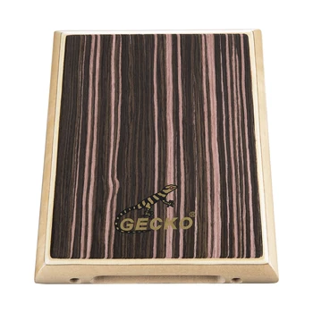 

GECKO Travel Box Drum Cajon Flat Hand Wood Drum Percussion Instrument With Carrying Bag