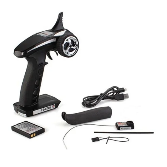 

IG-New Flysky FS-GT2B 2.4G 3CH System Transmitter + Receiver for RC Car Boat