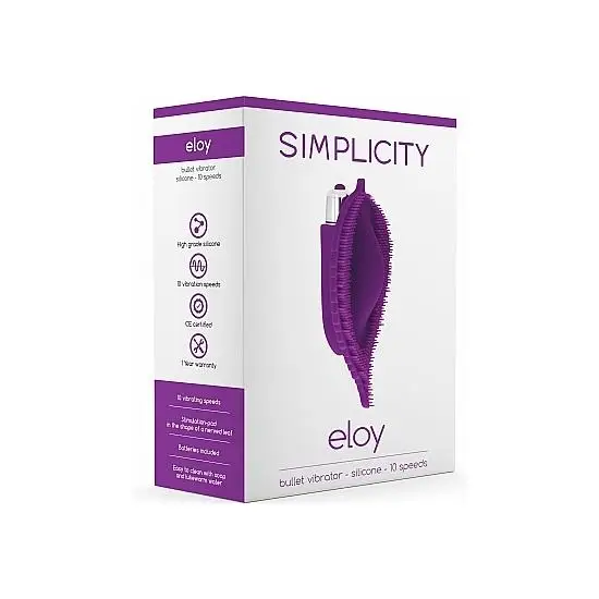 Eloy Vibrating Bullet-Purple Masturbator