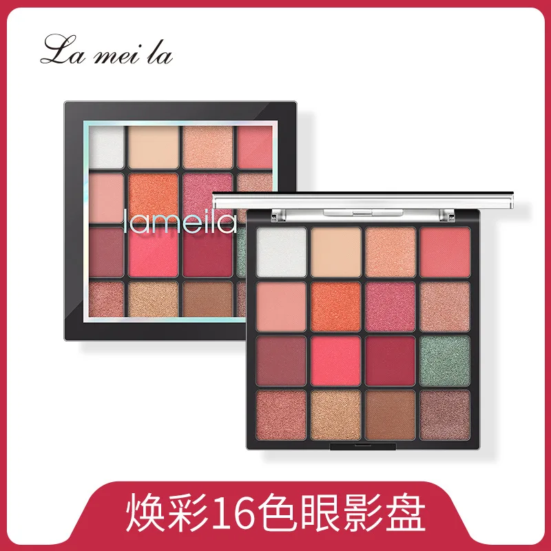 

New Arrival Charming Eyeshadow 16 Color Palette Make up Palette Matte Shimmer Pigmented Eye Shadow Powder Free shipping