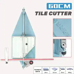 Новые 60 см руководство настольных компьютеров керамическая плитка Главная diy машина для резки плитки Multi сверхпрочный инструмент угол