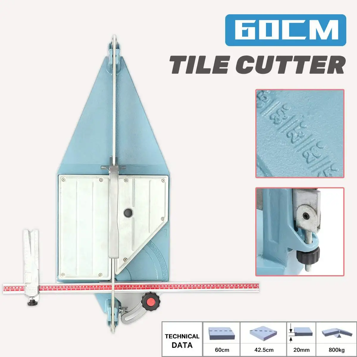 

Newest 60CM Manual Desktops Ceramic Tile Cutter Home diy Tile Cutting Machine Multi Tool Heavy Duty Angle Adjustable Hand Tools
