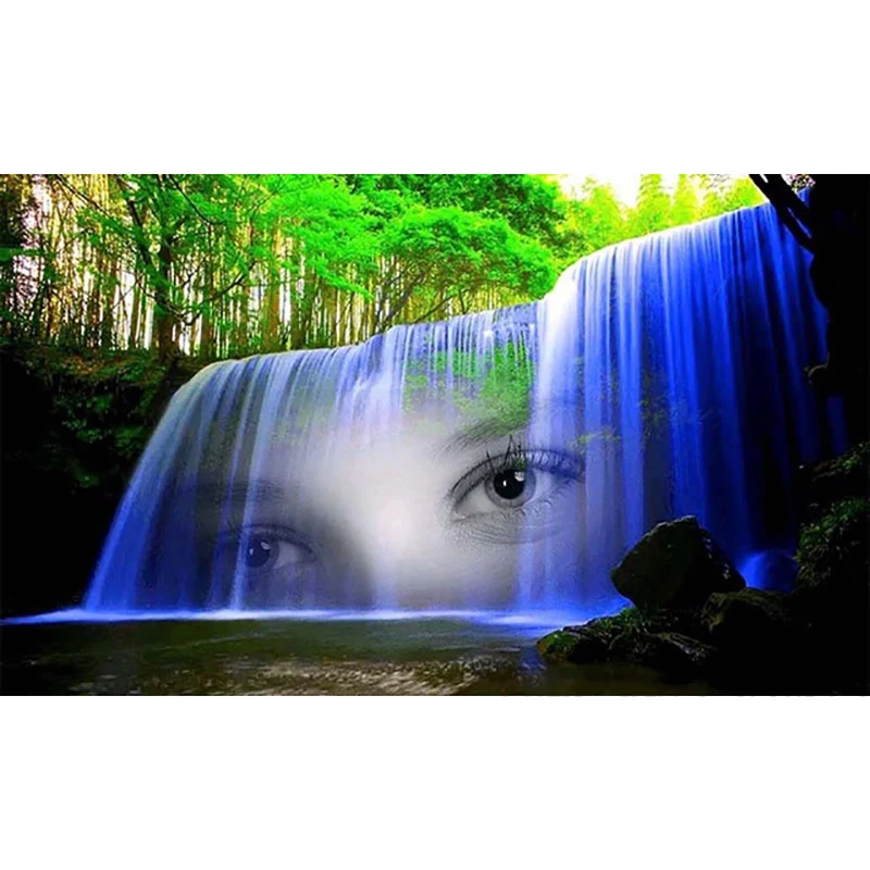 

New-5D Diy Diamond Painting Character Landscape 3D Diamond Embroidery Cross Stitch Needlework Home Decor square Drill Gift