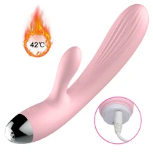 Dual Motor Vibrator Sex Toys for Woman 10 Speed Smart Heating Dildo Vibrators G Spot Clitoris Stimulator Massager Sex Product A3