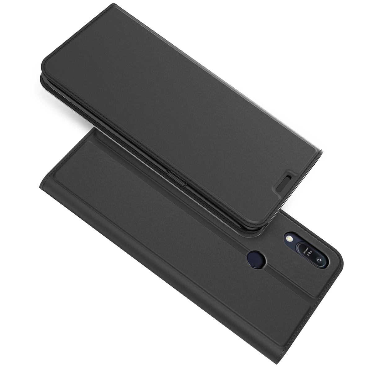 For Asus Zenfone Max Pro M2 ZB631KL Case Leather Luxury Flip Stand Wallet Cover ZB633KL Card Slot | Мобильные телефоны и