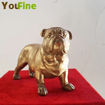 

YOUFINE Bronze casting French bulldog suitable for dog lovers collection art sculpture indoor home decoration