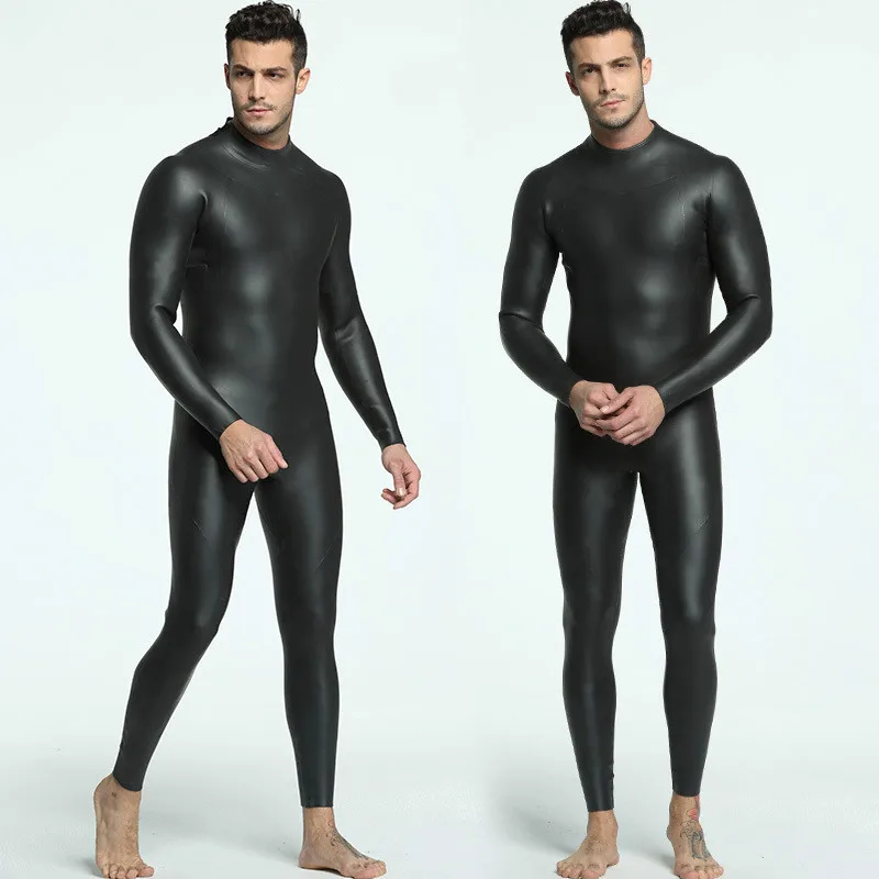 3MM Integrated Diving Suit CR+Ultra Elastic Triathlon Wetsuit Male Anti