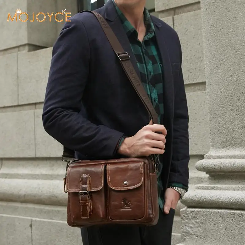 خمر حقيبة جلدية أصلية أعلى-حقائب بيد الرجال الرجعية الكتف Crossbody أكياس رسول رفرف عارضة حقائب الذكور حقيبة جلدية
