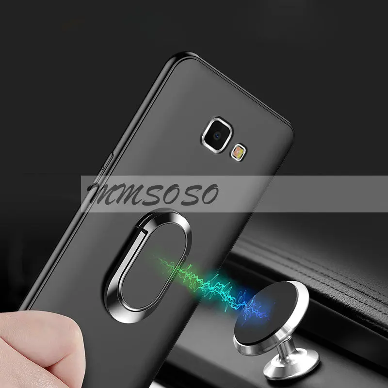 Чехол для Samsung Galaxy A5 2017 2016 матовая защитная пленка на палец с магнитом A520 A520F SM