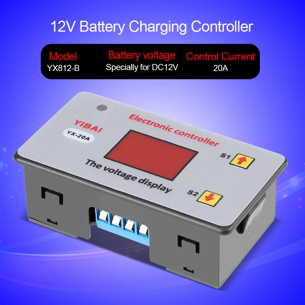 

Battery Charging Controller Battery Protection Module for Undervoltage Control Over-discharge Protection 12V-120V
