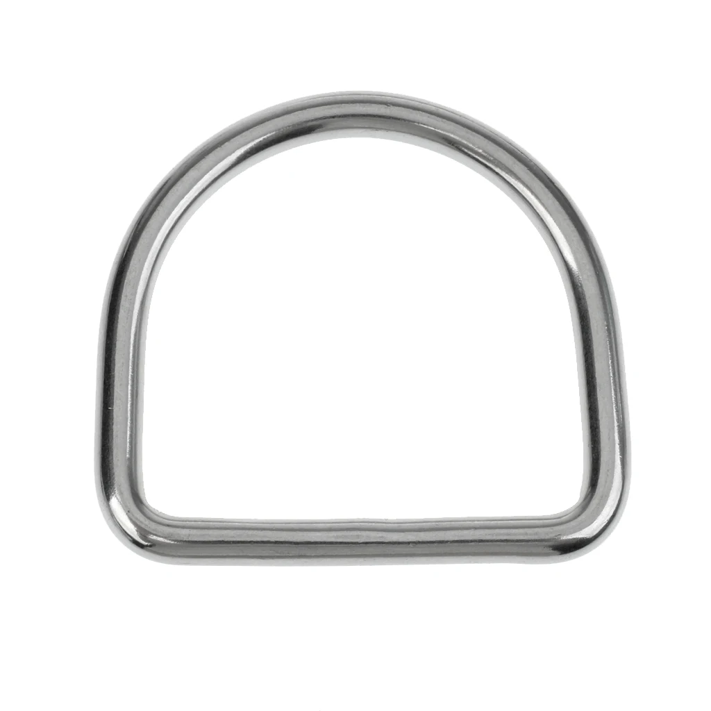 Scuba Diving 316 Stainless Steel D Ring for 5cm Weight Belt Webbing Harness 