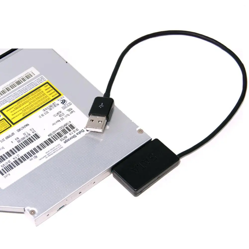 Жесткий диск Sata кабель SATA USB адаптер 6P + 7P USB2.0 13 Pin Box Подходит для 2 5 &quotHdd Caddy